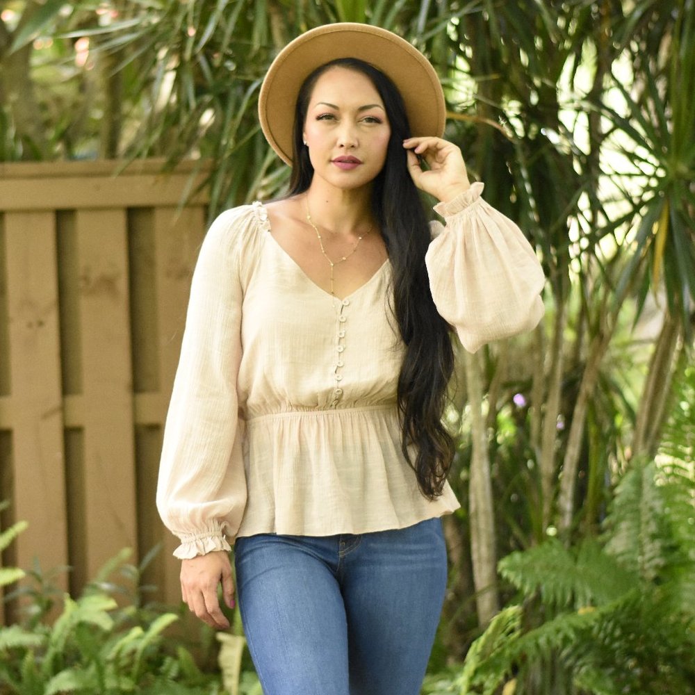 Romantic Blush Blouse